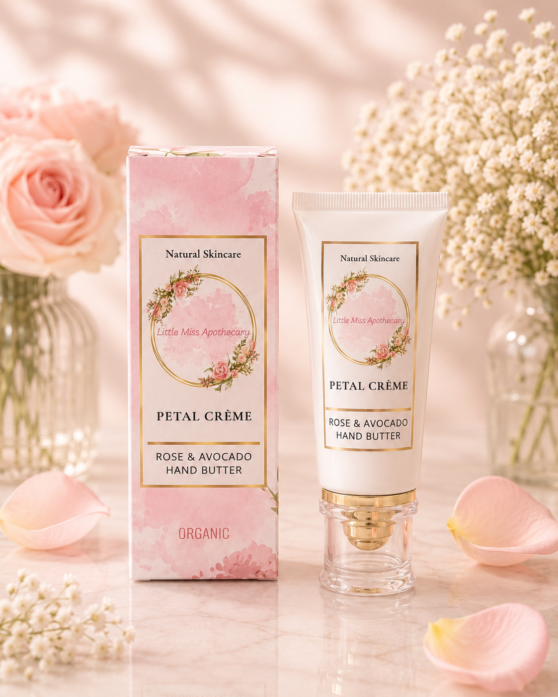 Petal Crème - Rose & Avocado Hand Butter