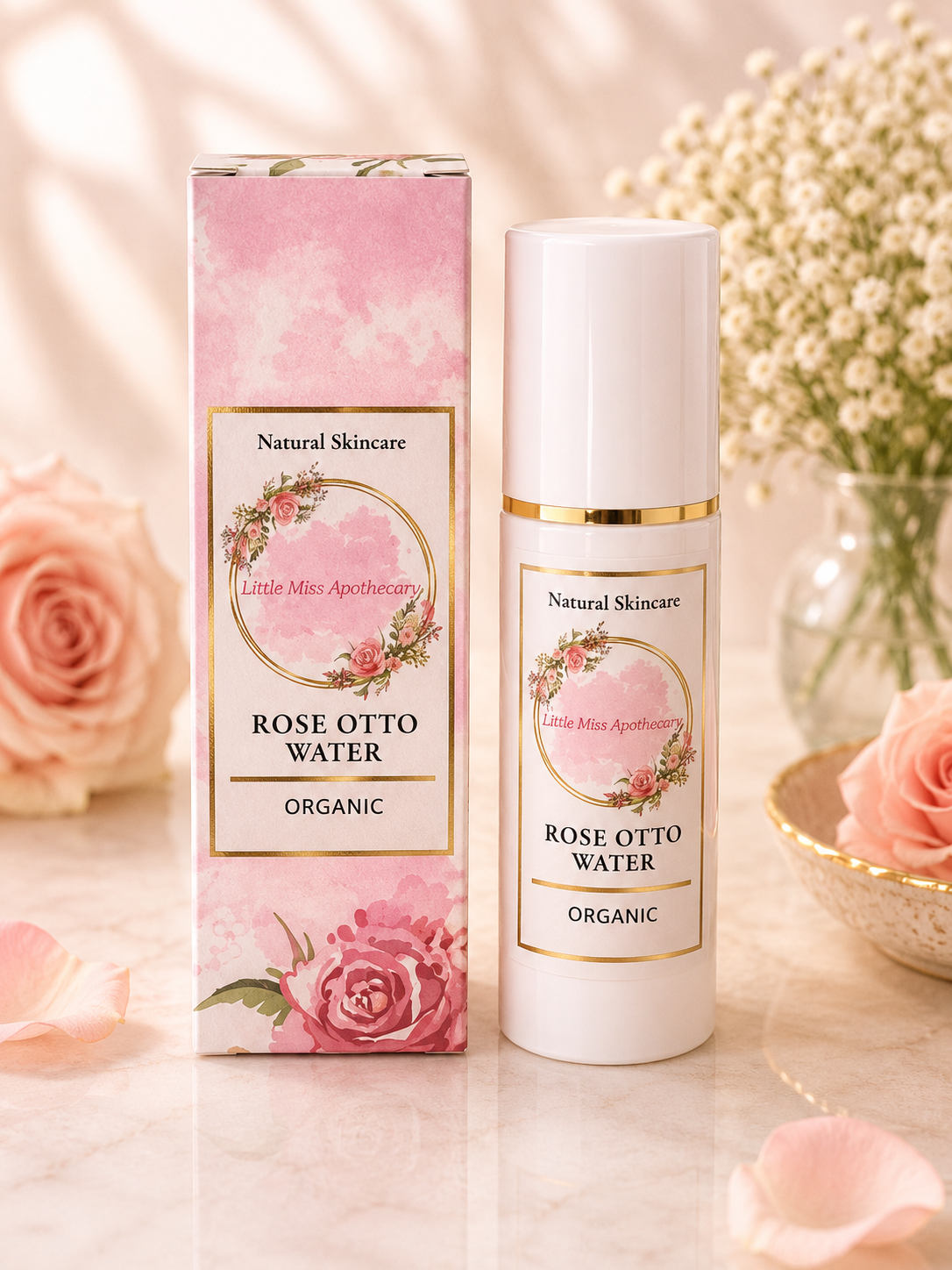 Rose Otto Water - Organic Face Toner